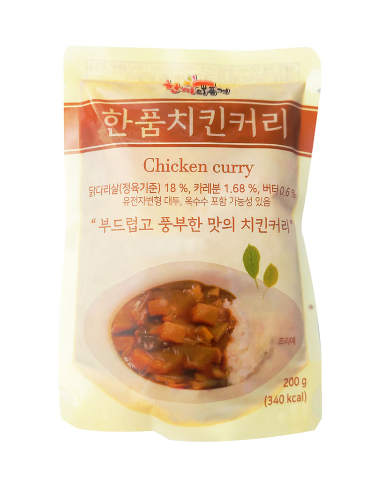 ●한품-(상온)치킨커리덮밥소스200g
