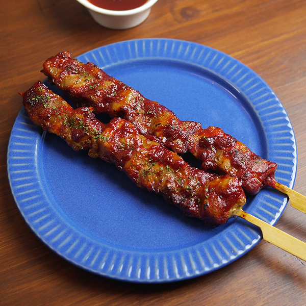 ▷한품-리얼닭꼬치1kg(불닭)