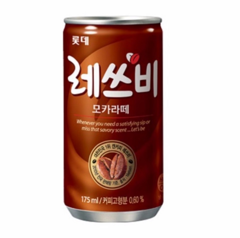 레쓰비모카175ml캔(롯데칠성)