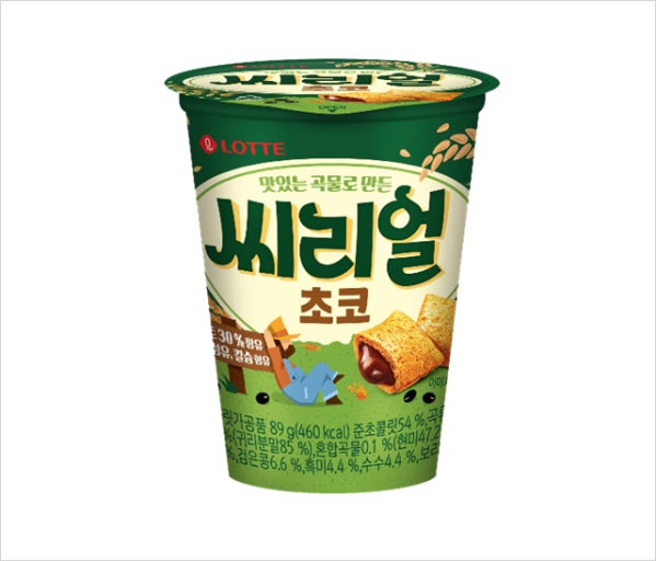 (컵)씨리얼초코89g(롯데제과)