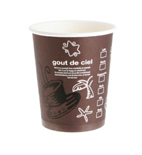 ●[컵]한품-10온스테이크아웃종이컵(핫커피용)
