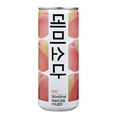 데미소다복숭아250ml캔(동아오츠카)