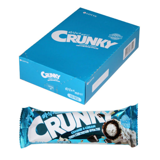 ●크런키더블크런치바쿠키앤크림33g(롯데제과)